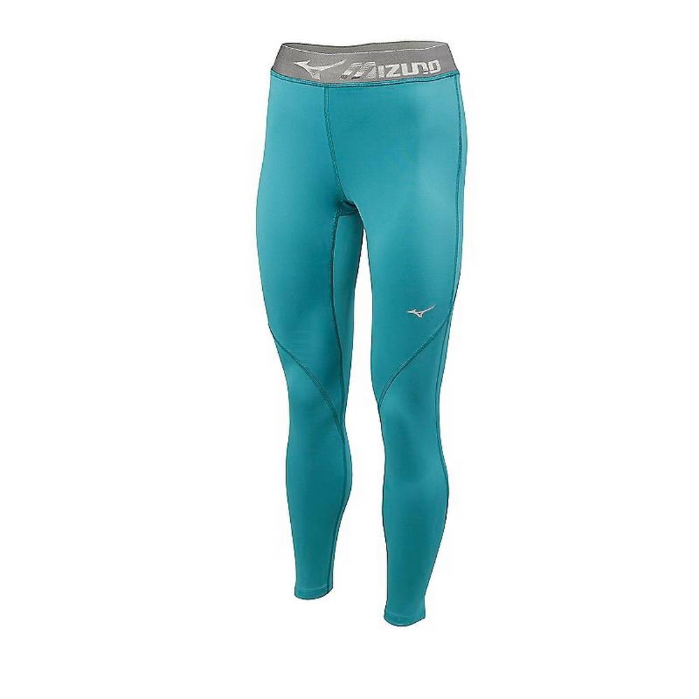 Leggings Mizuno Running Impulse Core - Mulher - Turquesa - GVHAK7369